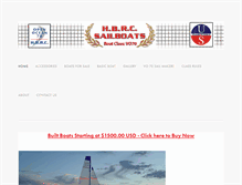 Tablet Screenshot of hbrcsailboats.com